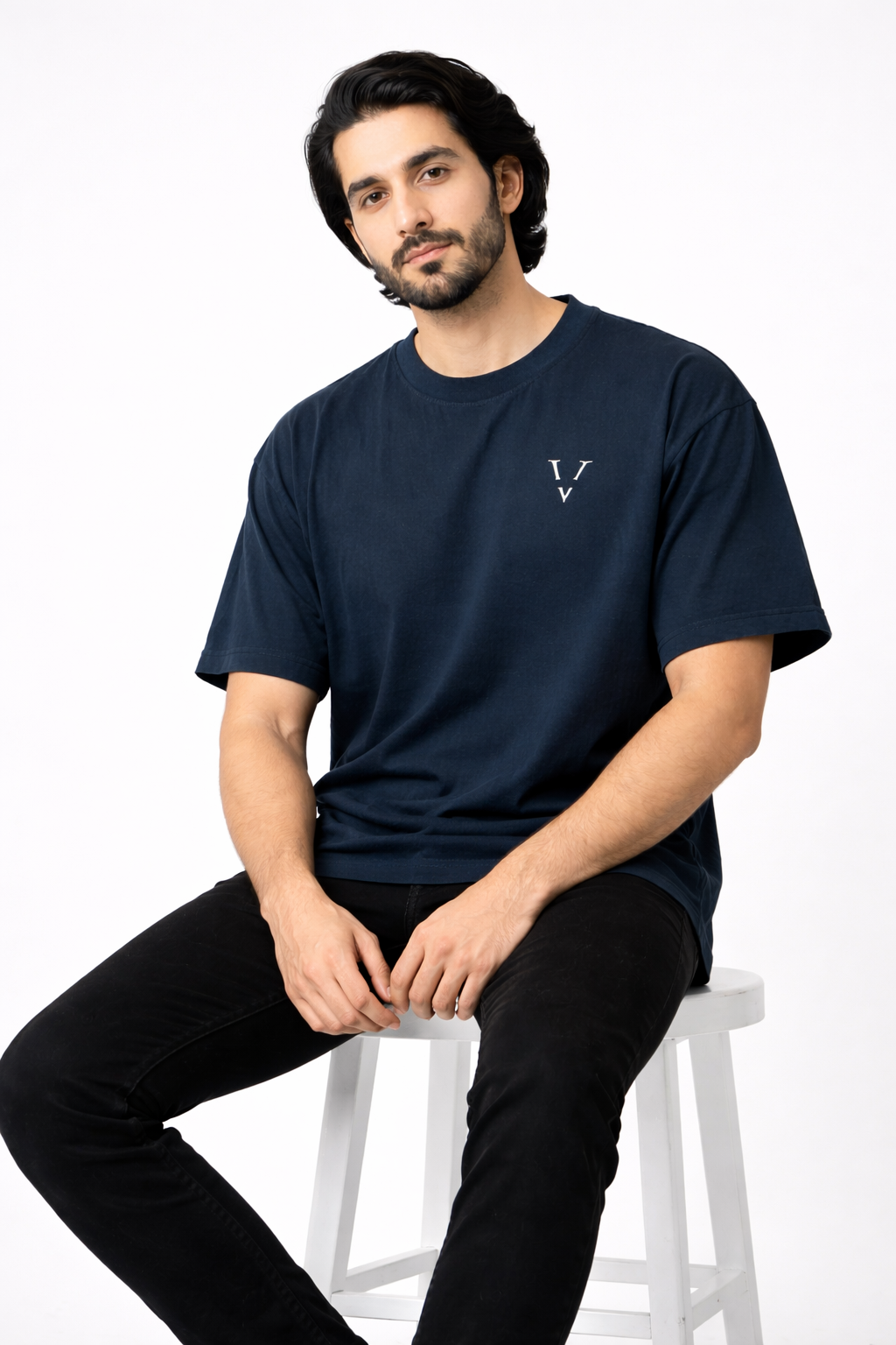 Boxy Fit Shirt (Black)