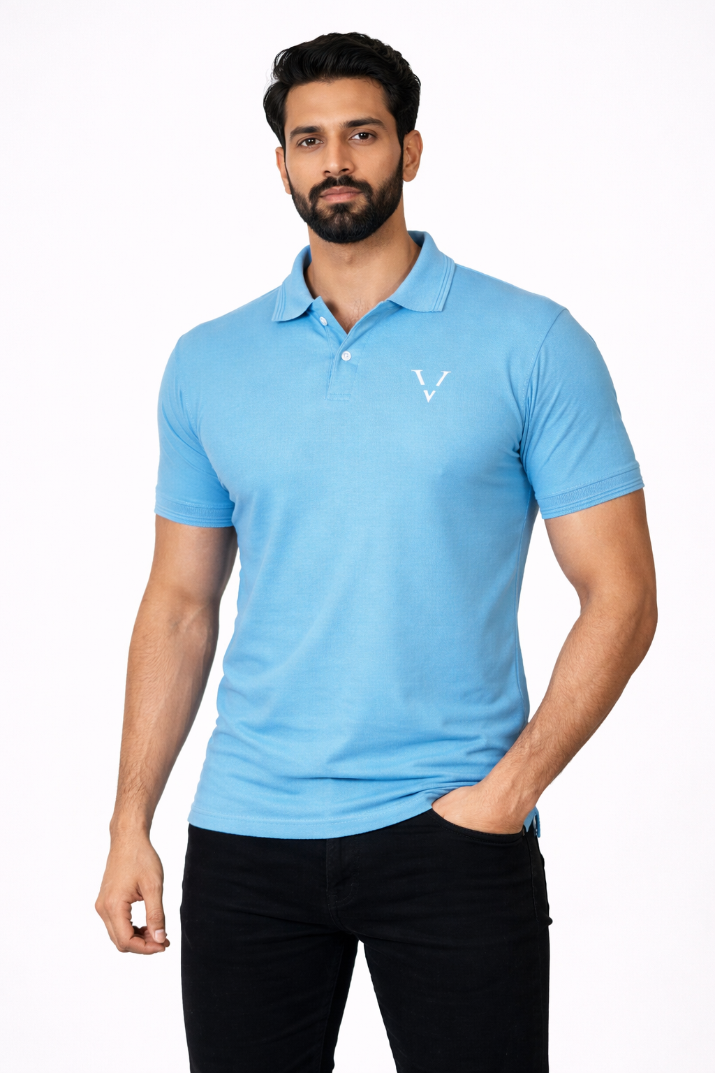 Sky Blue Polo