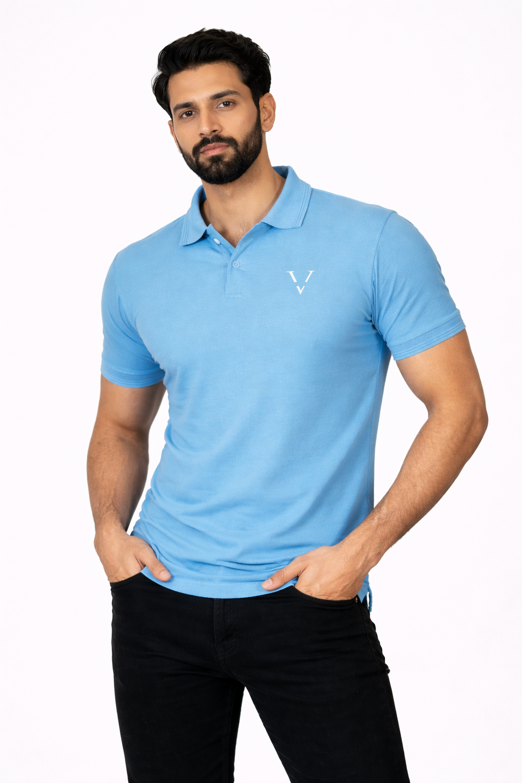 Sky Blue Polo