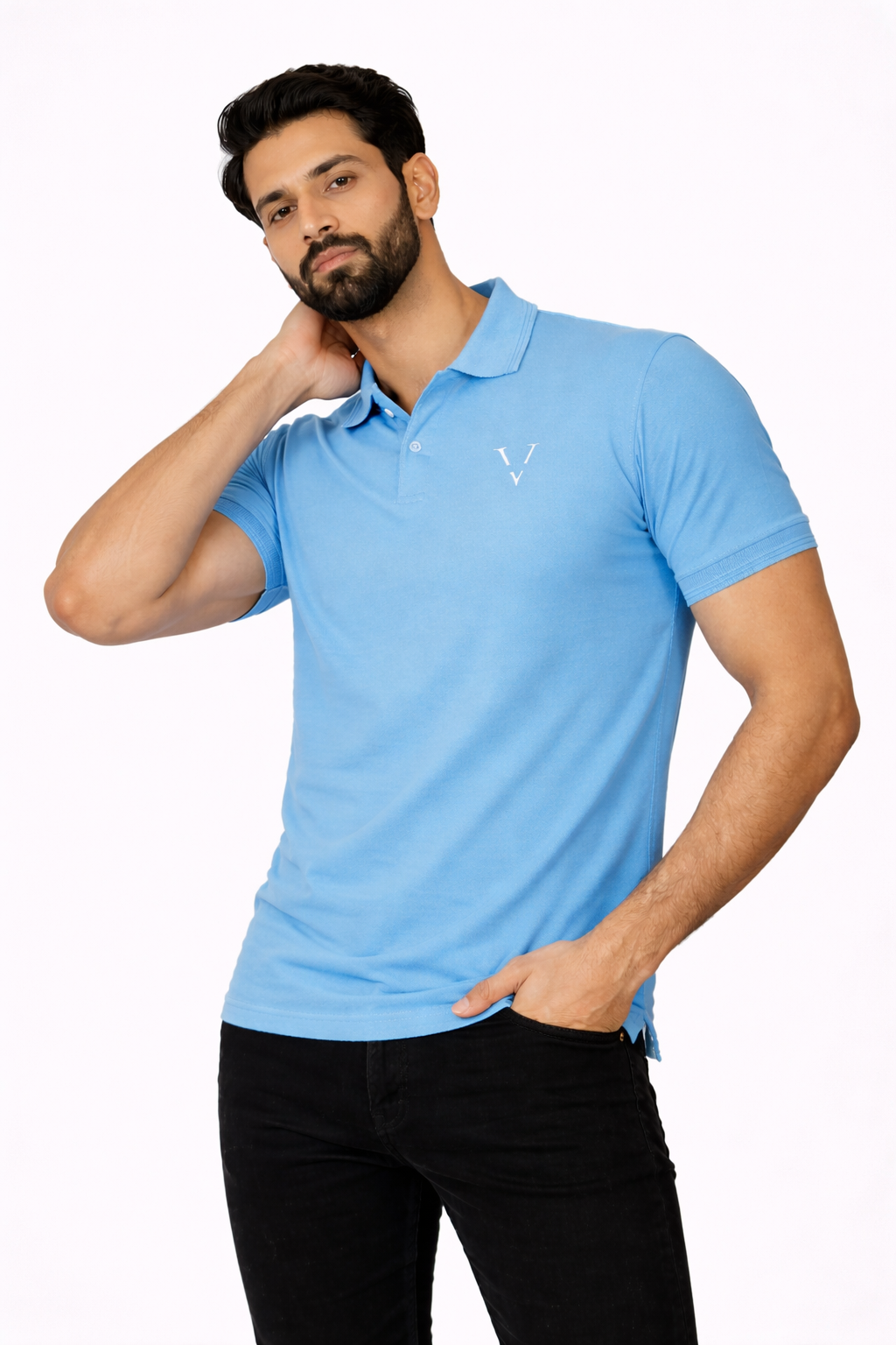 Sky Blue Polo