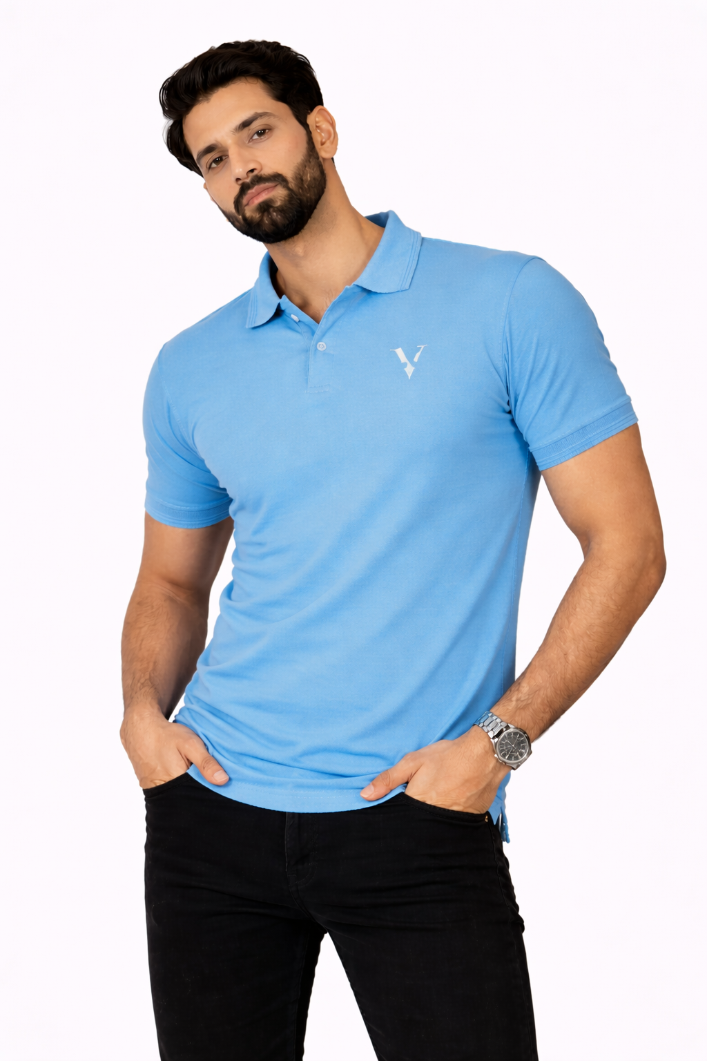 Sky Blue Polo
