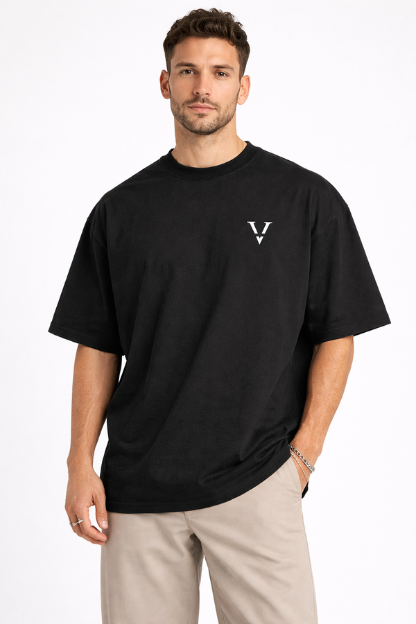 Boxy Fit Shirt (Black)