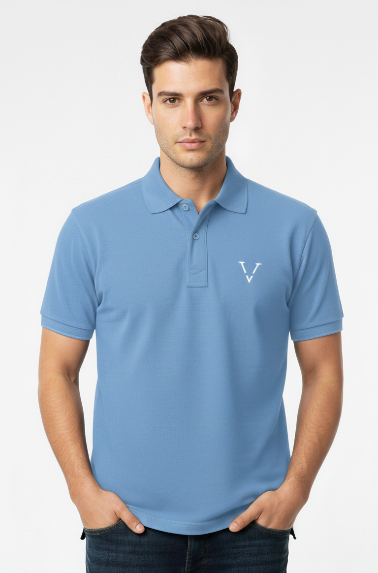 Sky Blue Polo
